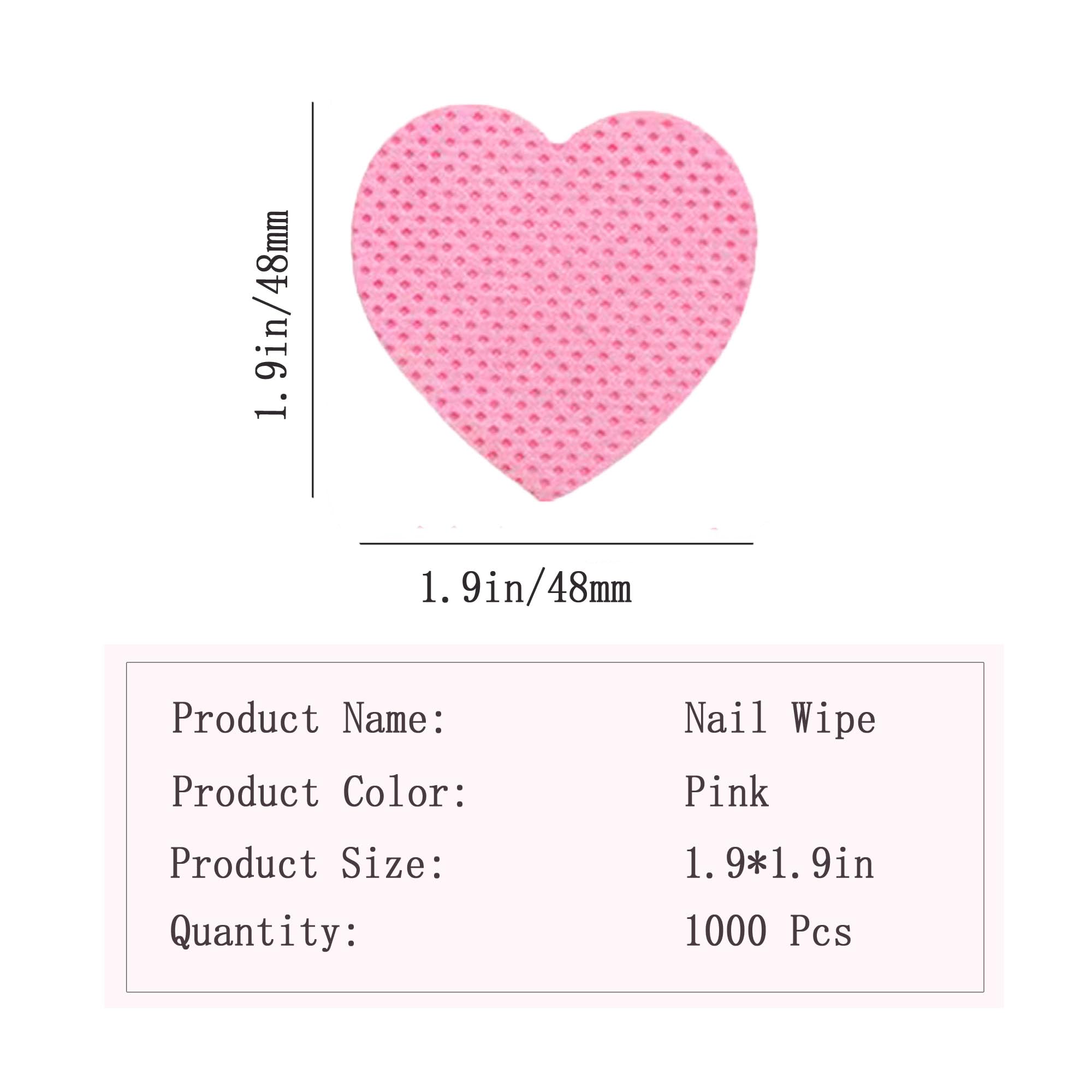 Jusbuya lash glue wipes made from nonwoven material for quick eyelash extension cleanup.