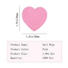 Jusbuya lash glue wipes made from nonwoven material for quick eyelash extension cleanup.