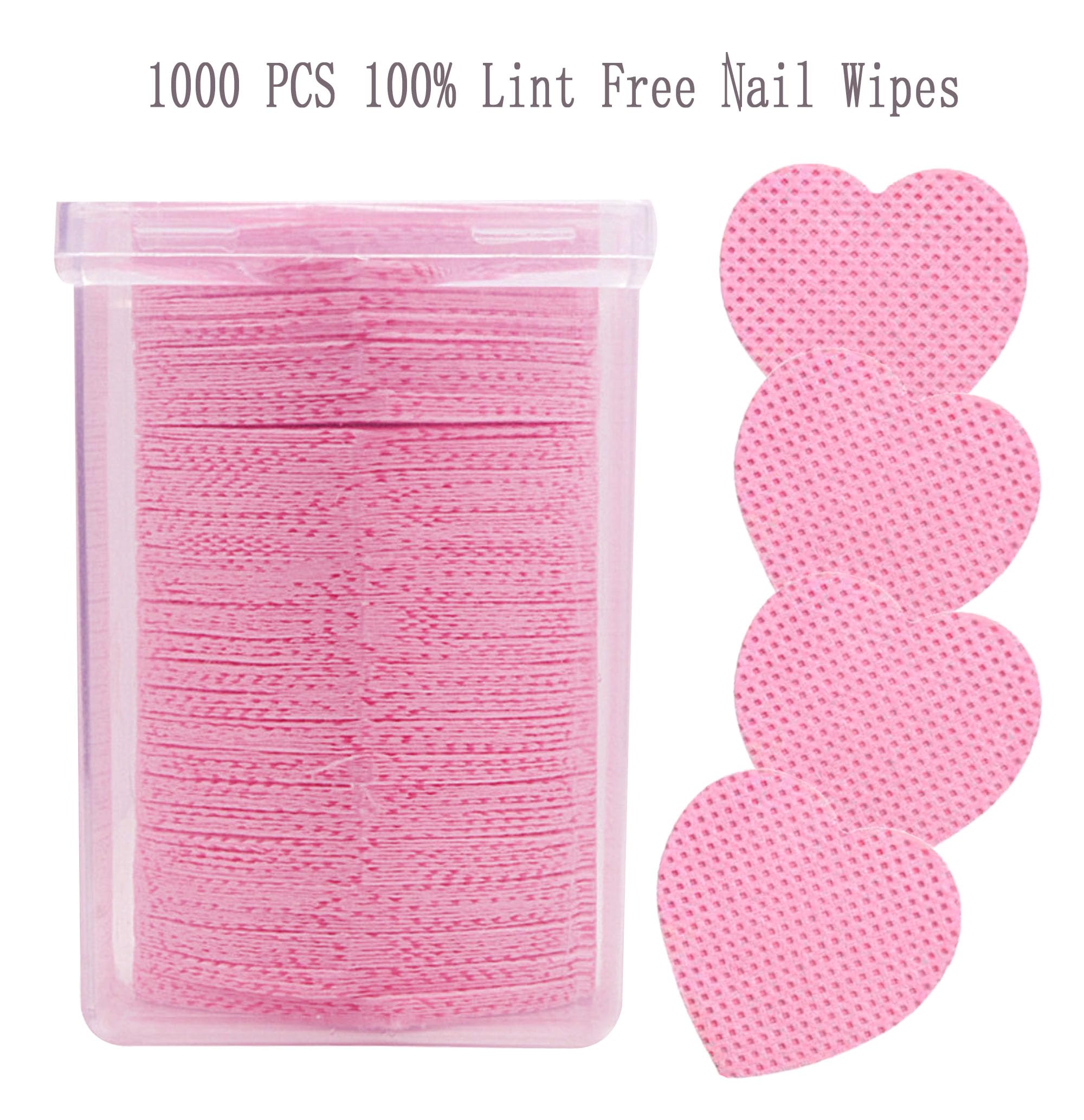 Jusbuya nail polish remover wipes keep nails pristine without fibers.
