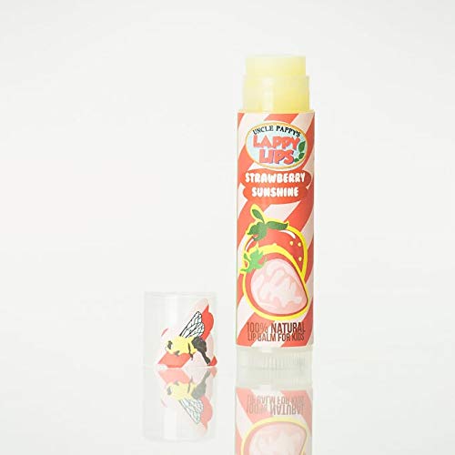Just Bee Lappy Lips 4 Flavor Pack showing four kid friendly lip balms