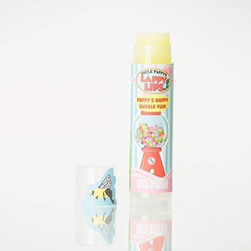 Just Bee Lappy Lips Bubble Num balm for kids with playful flavor and moisture