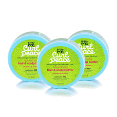 Just For Me Curl Peace 3-pack front view, convenient family care value.