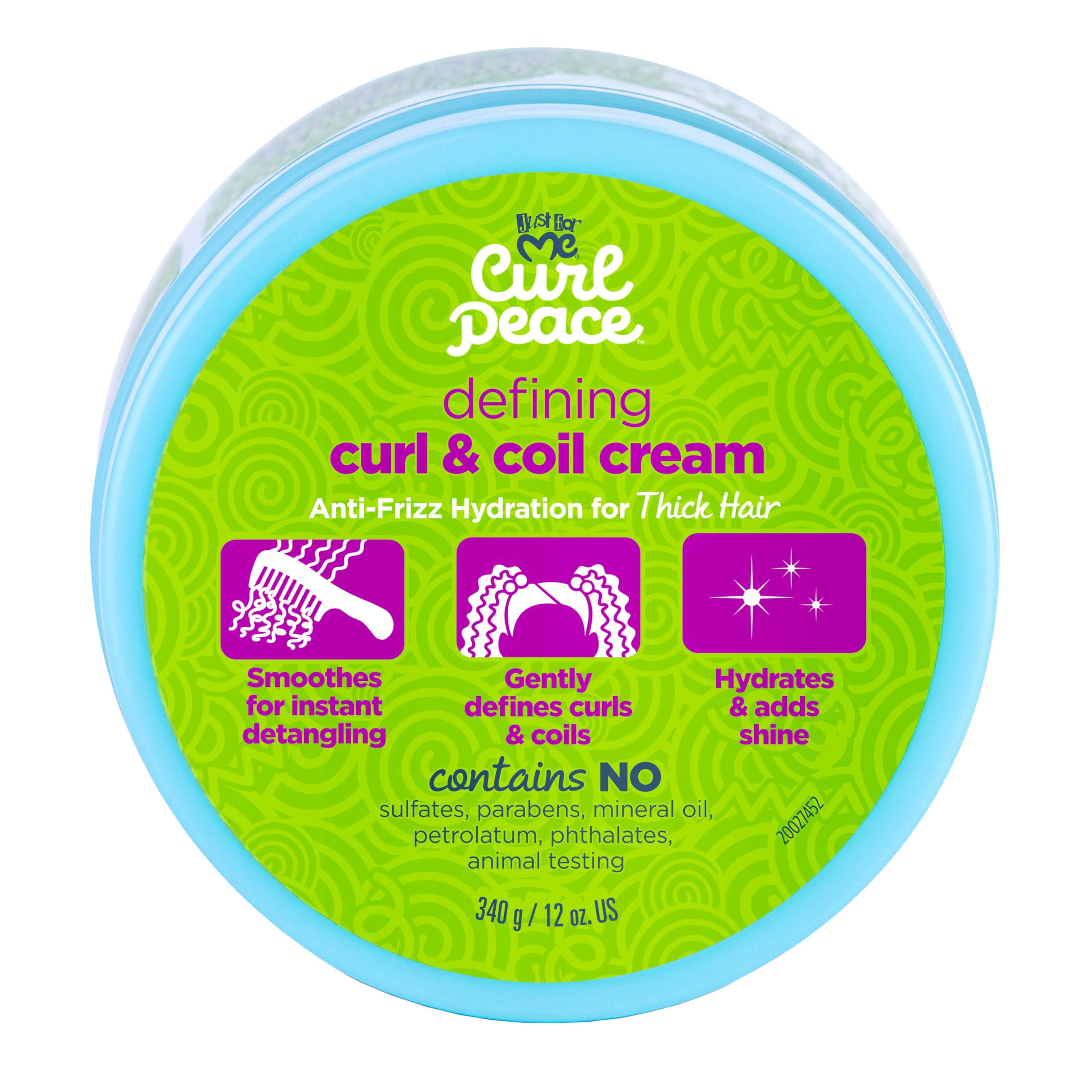 Curl Peace cream in hand for easy application on kids' hair