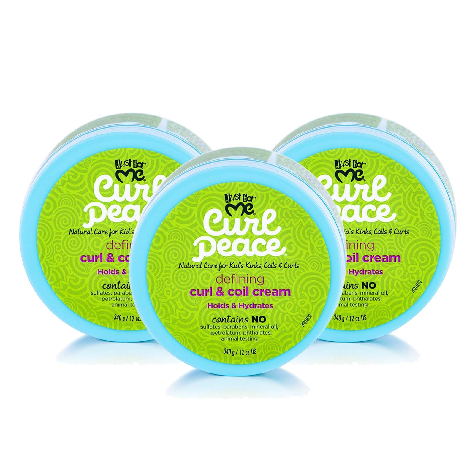 Just For Me Curl Peace bottle pour enables easy application for kids' curls.