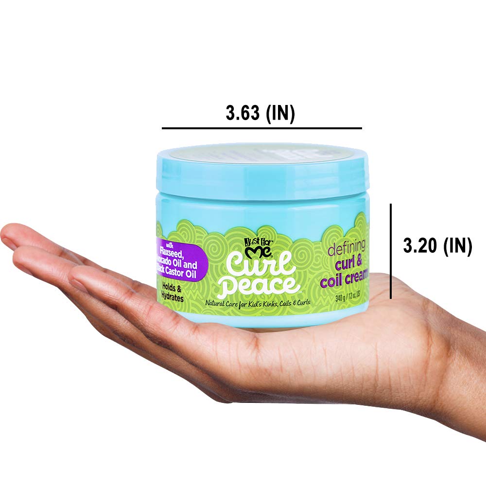 Just For Me Curl Peace 3-pack packaging displays value and convenience for families.