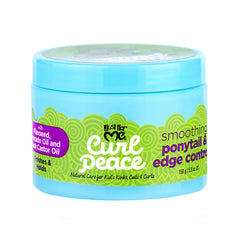 Just For Me Curl Peace edge control applied along the hairline for a clean finish