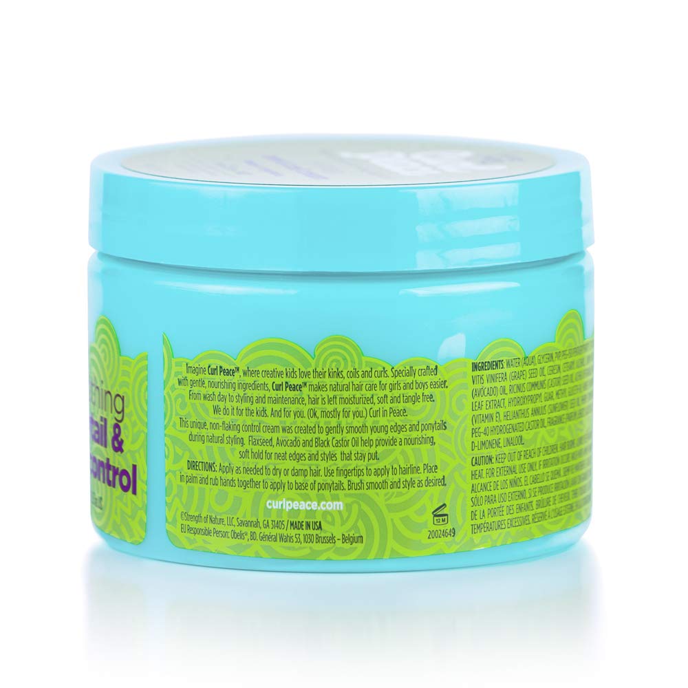 Just For Me Curl Peace flaxseed oil provides natural hold and shine