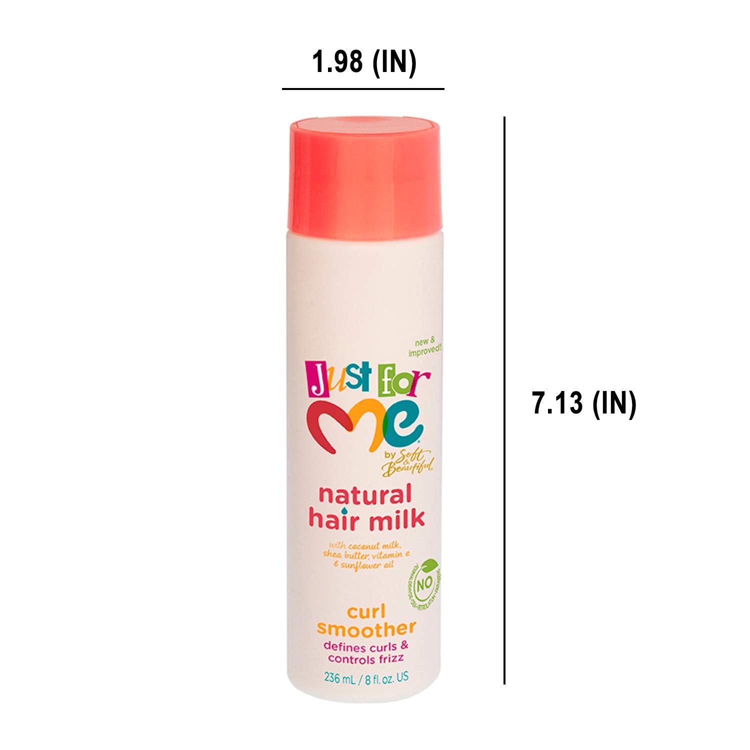 Just For Me Curl Smoother applied to damp hair defines curls