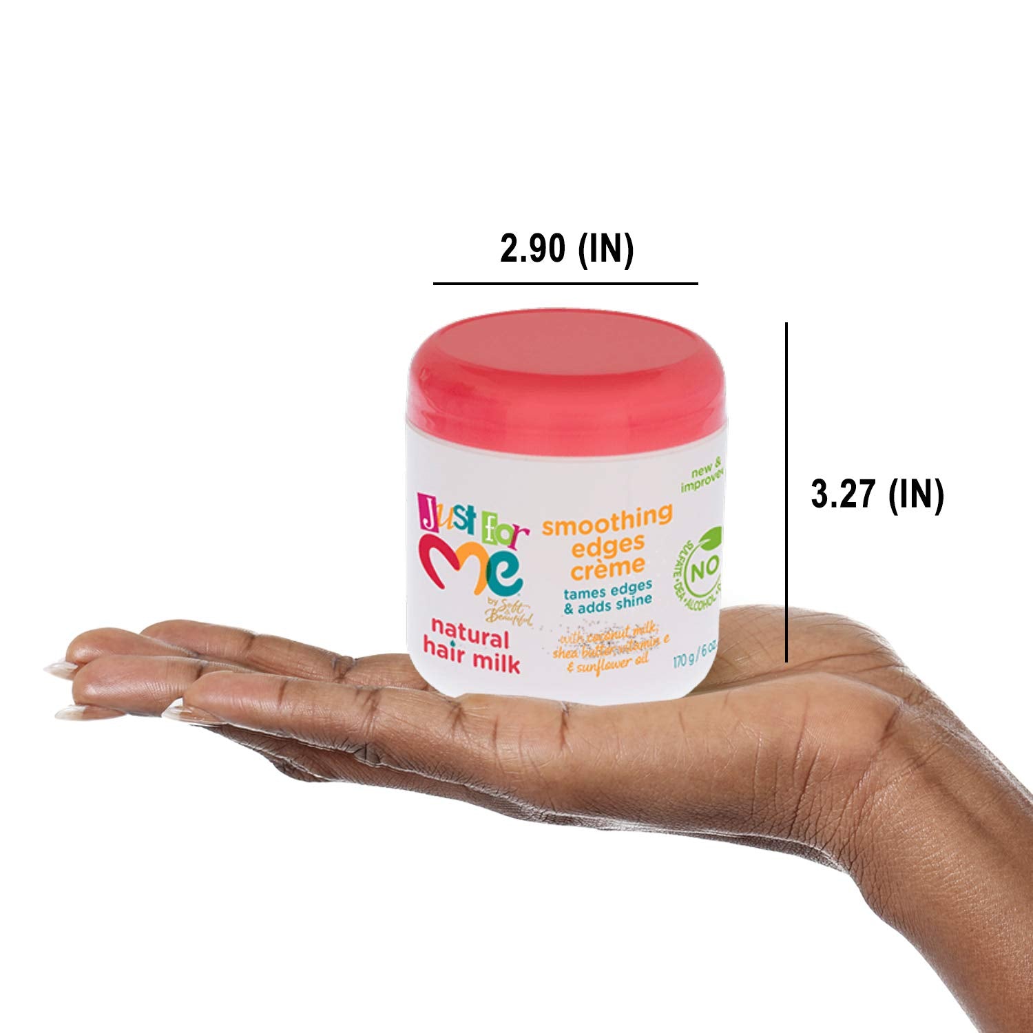 Just For Me smoothing edges creme with shea butter moisturizing formula