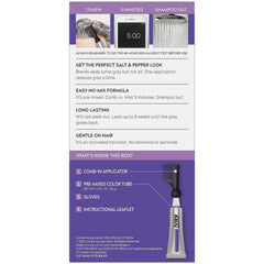 Just for Men Touch of Gray color cream for seamless gray coverage and refreshed look