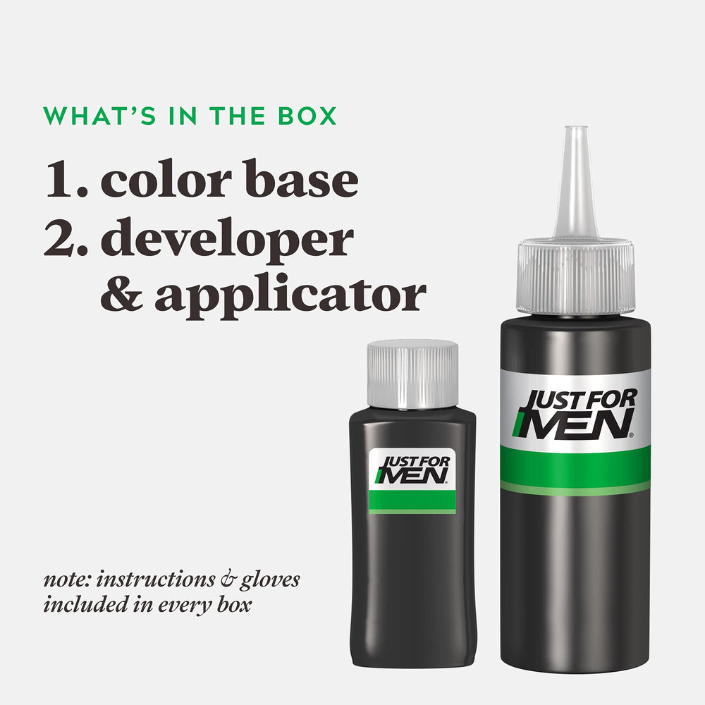 Just For Men Shampoo-In Color foamy lather ensures even color distribution.