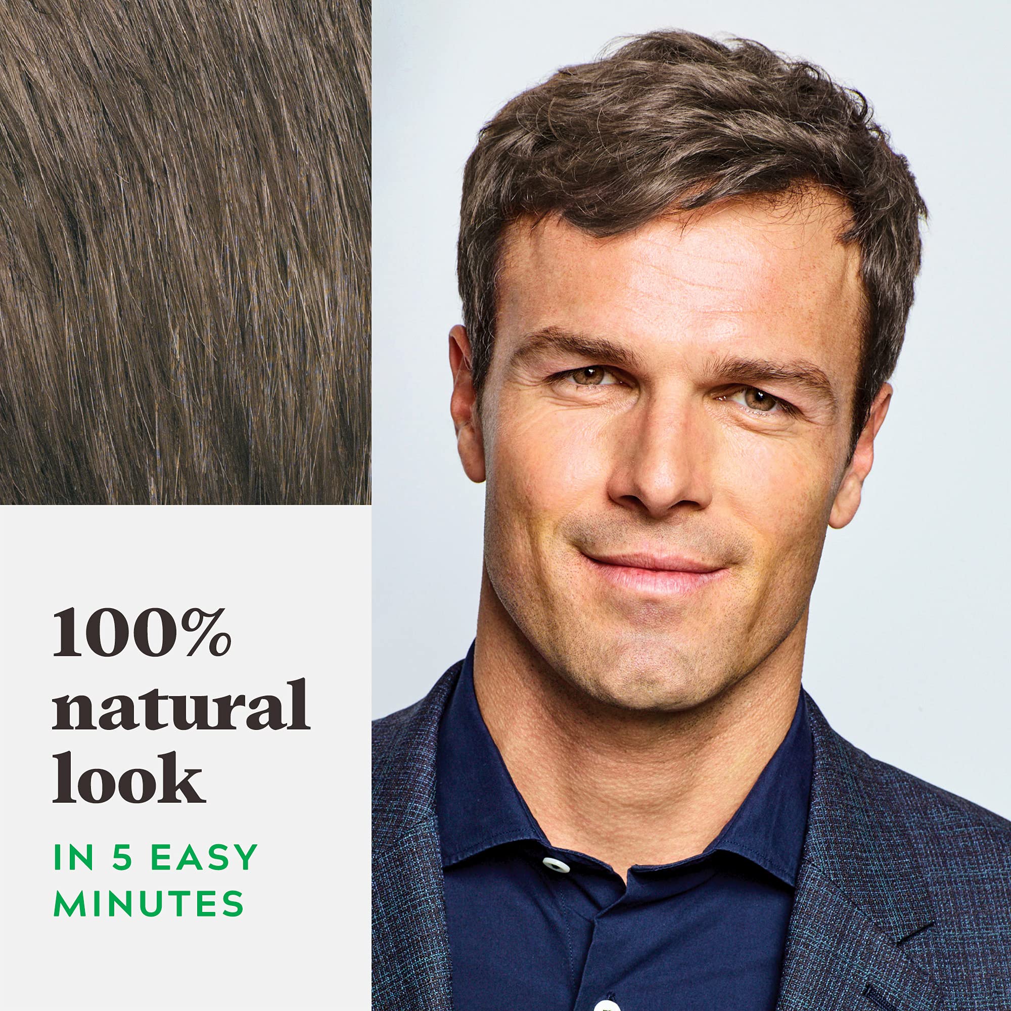 Just For Men Shampoo-In Color color base ready for fast five-minute use.