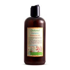Just Nutritive Extreme Dry Hair Shampoo bottle displaying rich, hydrating formula for dry hair