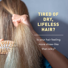 Just Nutritive Extreme Dry Hair Shampoo bottle with rich lather