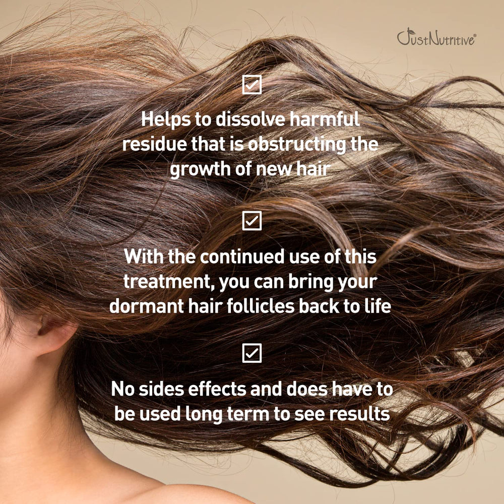 Just Nutritive Grow New Hair Treatment scalp application absorbed without greasiness.