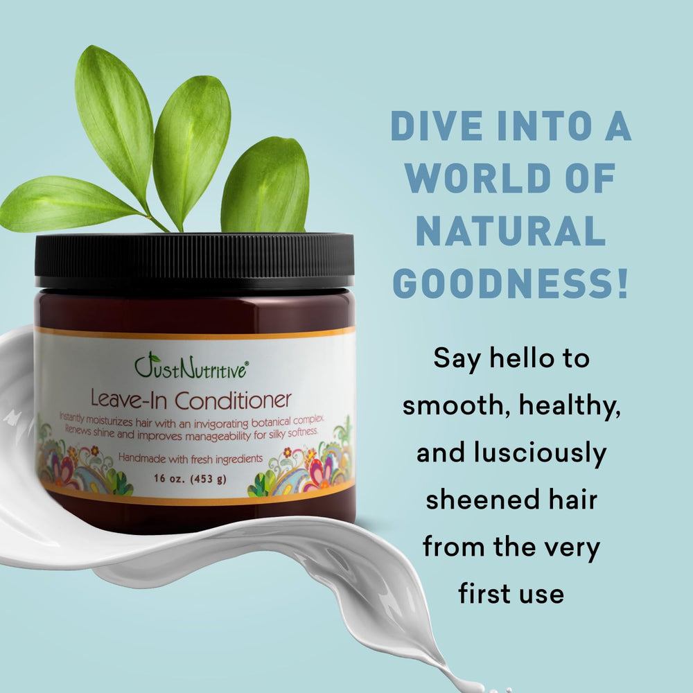 Just Nutritive Leave-In Detangling aids easy combing and reduces breakage.