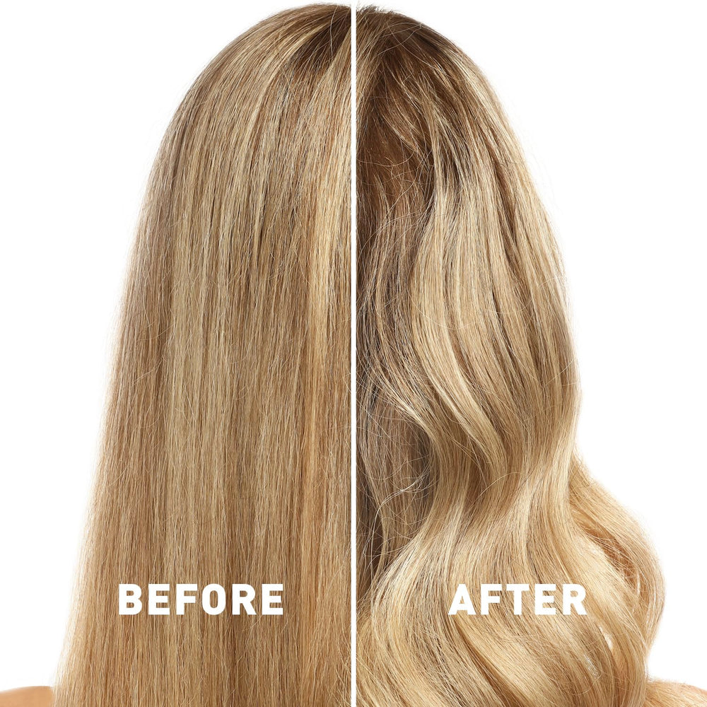 Just Nutritive Leave-In Strength supports resilient hair from root to tip.