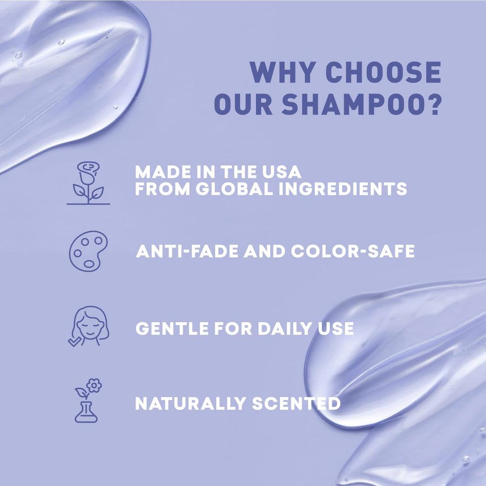Just Nutritive Anti-fade formula image suggests color longevity and gentle cleansing.