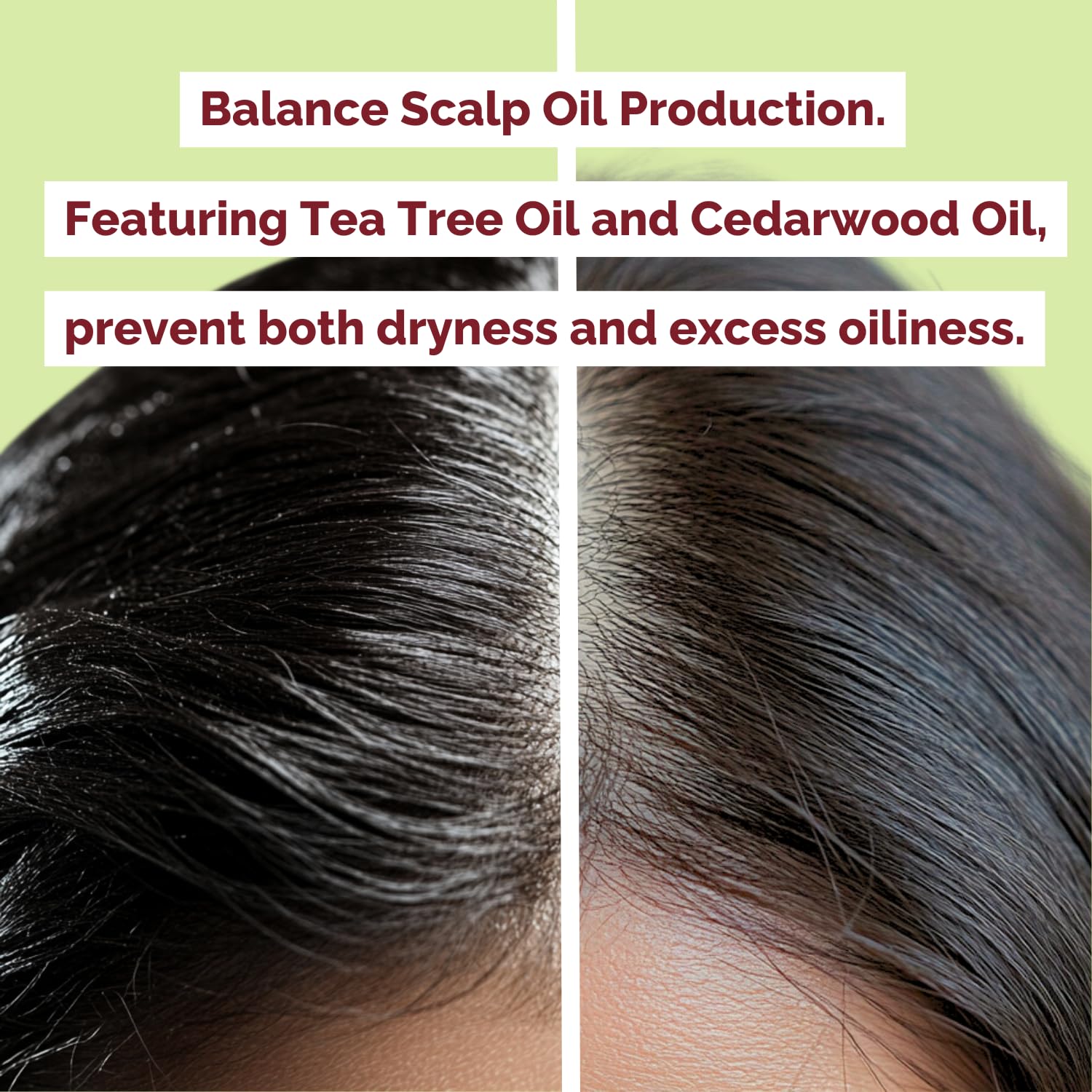 Label close-up emphasizing key ingredients and refreshing scent