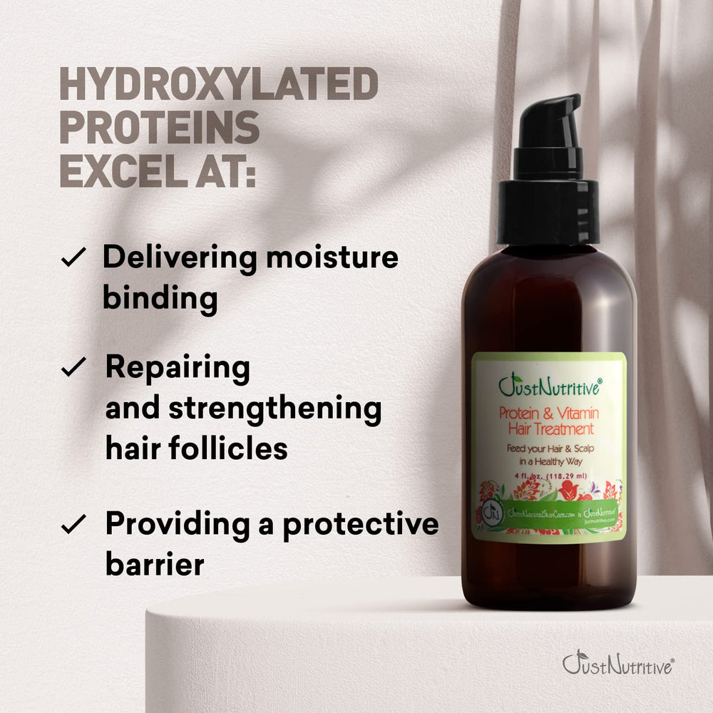 Just Nutritive hair strands close‑up shows improved manageability after use.