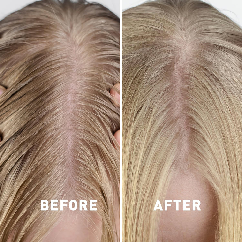 Just Nutritive Shampoo lather close-up shows rich foam for cleansing.