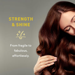 Close-up of Just Nutritive label emphasizing natural, sulfate-free formula