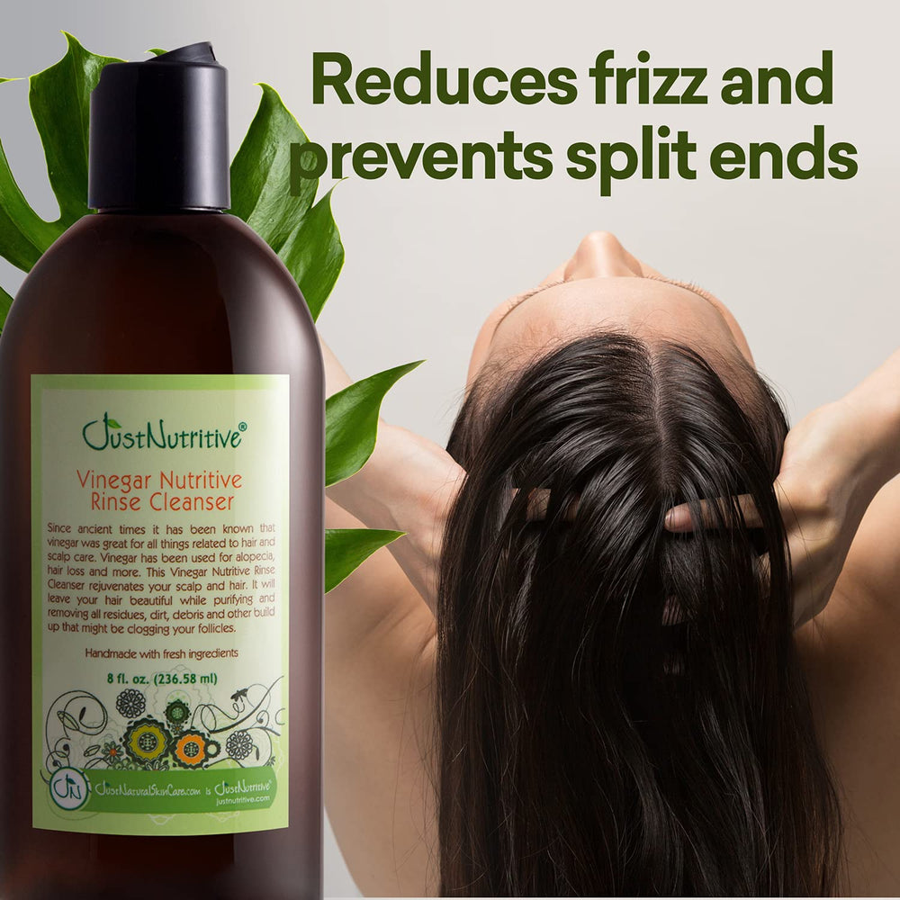 Just Nutritive Vinegar Nutritive Rinse made in USA cruelty free