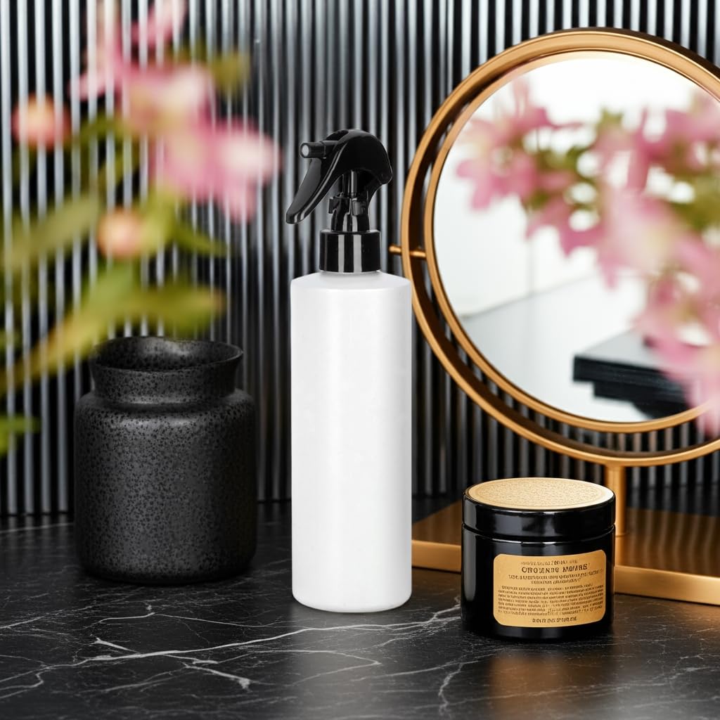 JUVITUS bottle with side lock to prevent accidental sprays.