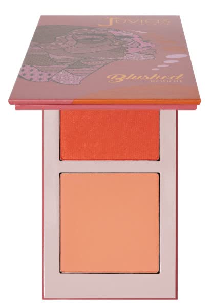 Juvia's Place Blushed Duo Volume 6 rose blush pan for a natural buildable flush.