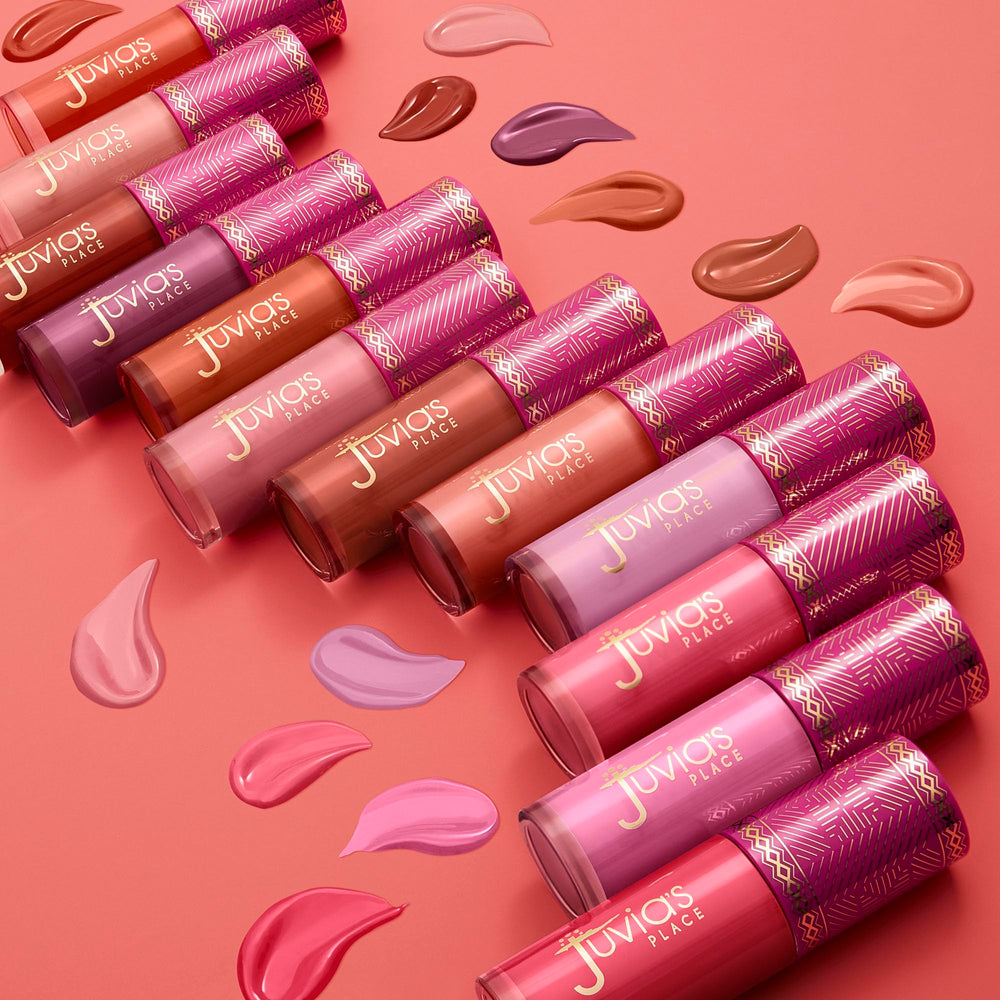 Juvia's Place BarbieRose dewy finish gives a fresh complexion.