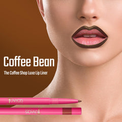  Retractable design shown for easy, no-sharpening lip definition on the go.