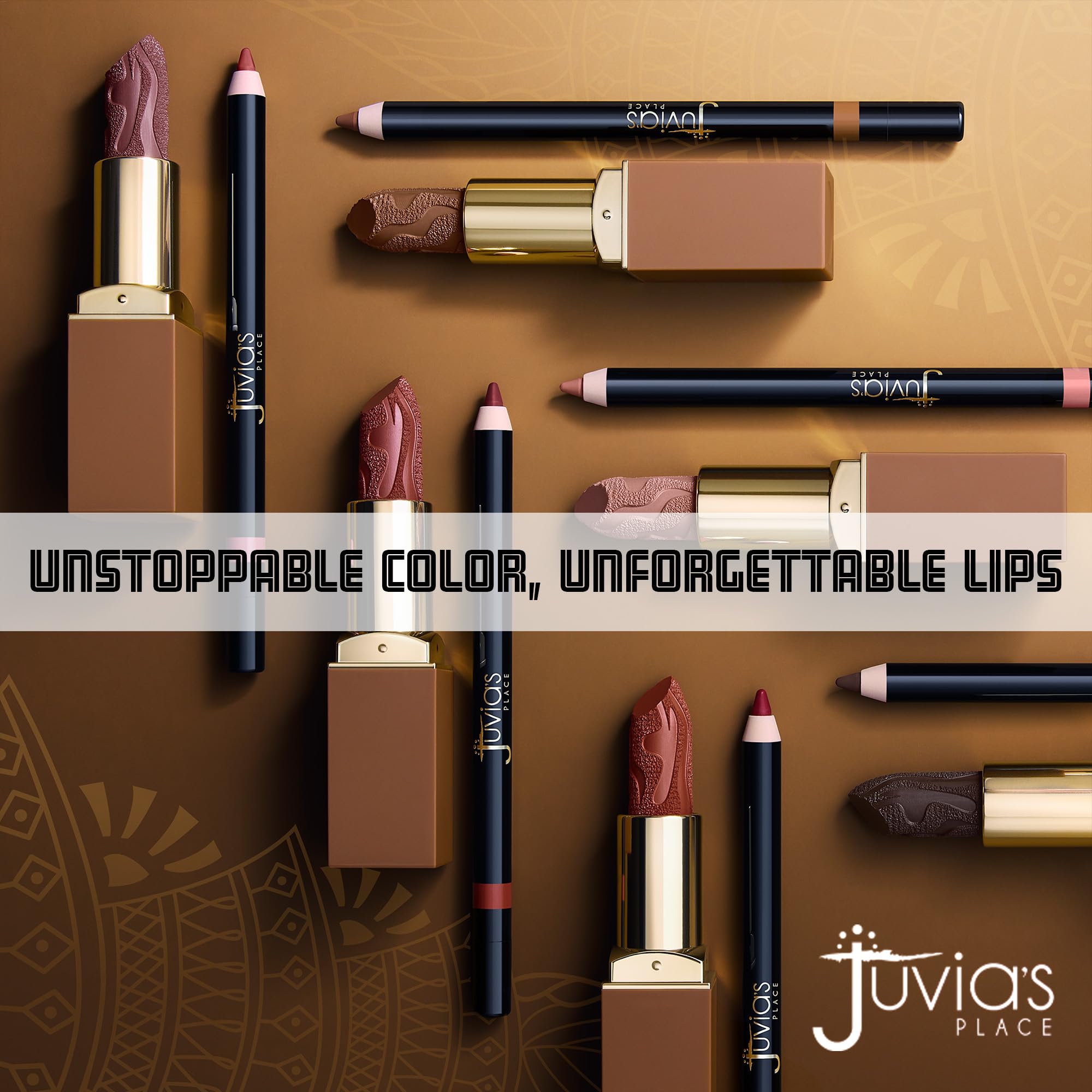 Juvia's Place Kola lip pencil in action, showcasing kiss-proof properties.