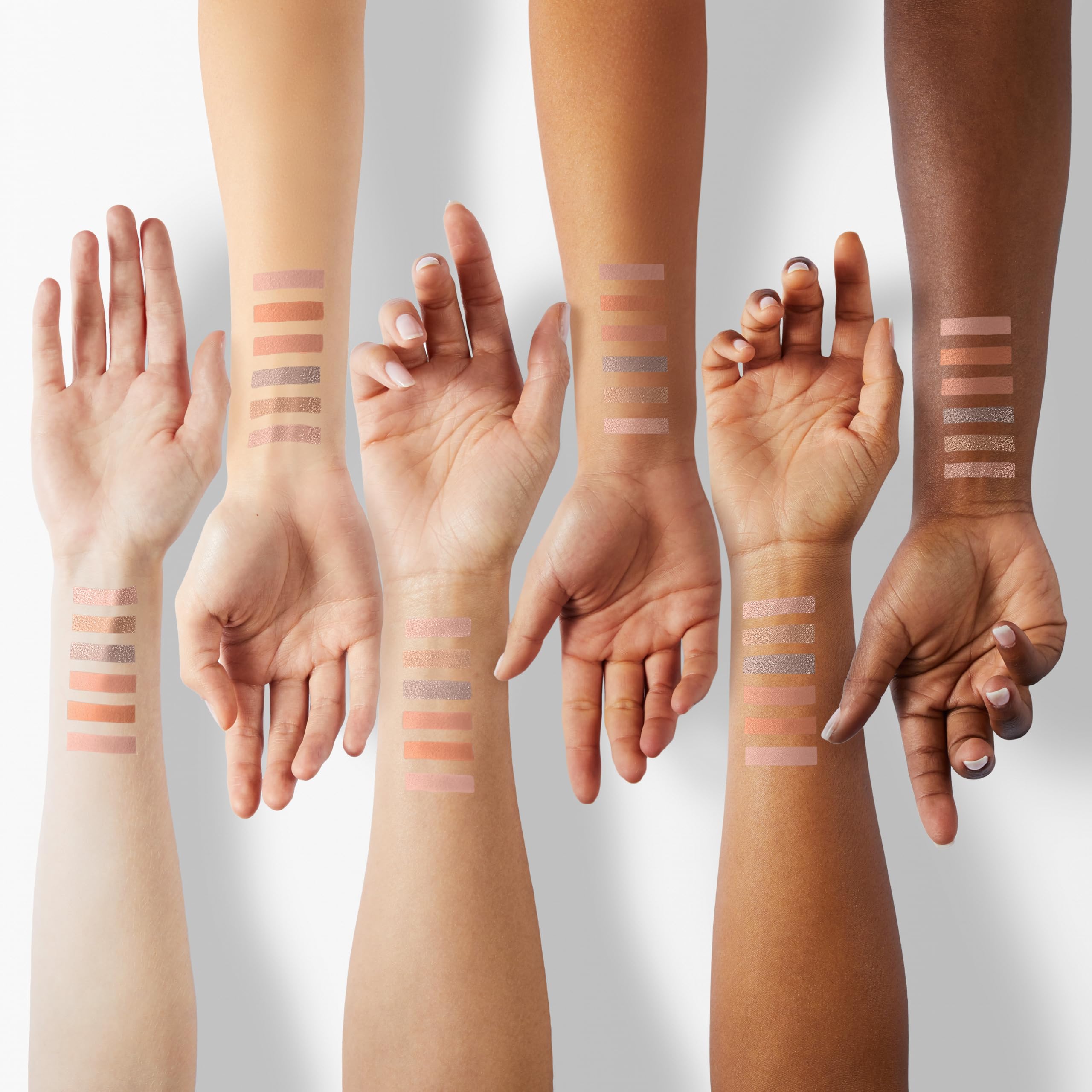 Juvia's Place The Nudes shimmer and metallics add subtle to bold shine.