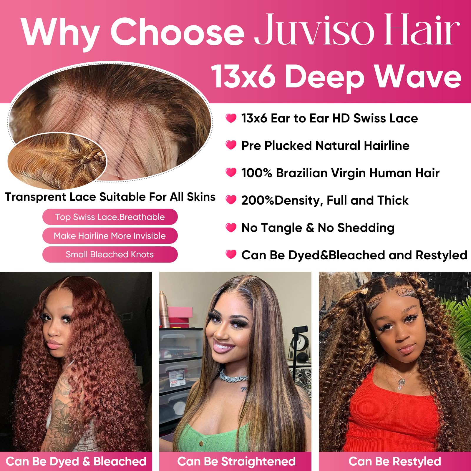Juviso wet and wavy texture ready to style after washing