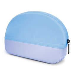 Juyeesm cosmetic makeup bag for Bogg Bag open view shows durable EVA construction for travel
