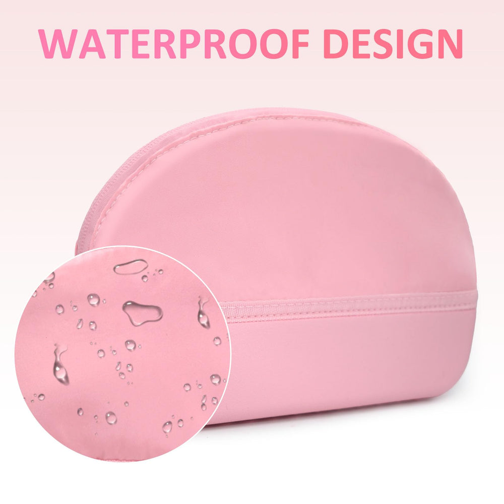 Juyeesm bag with spacious compartments keeps cosmetics organized