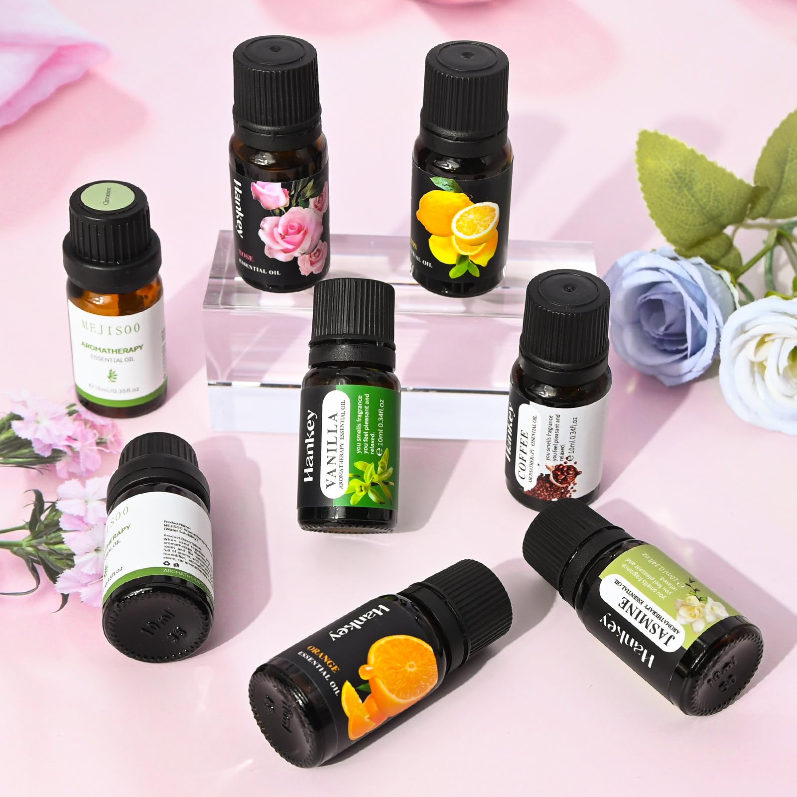 JUYRLE atomizers provide fine mist for even fragrance application