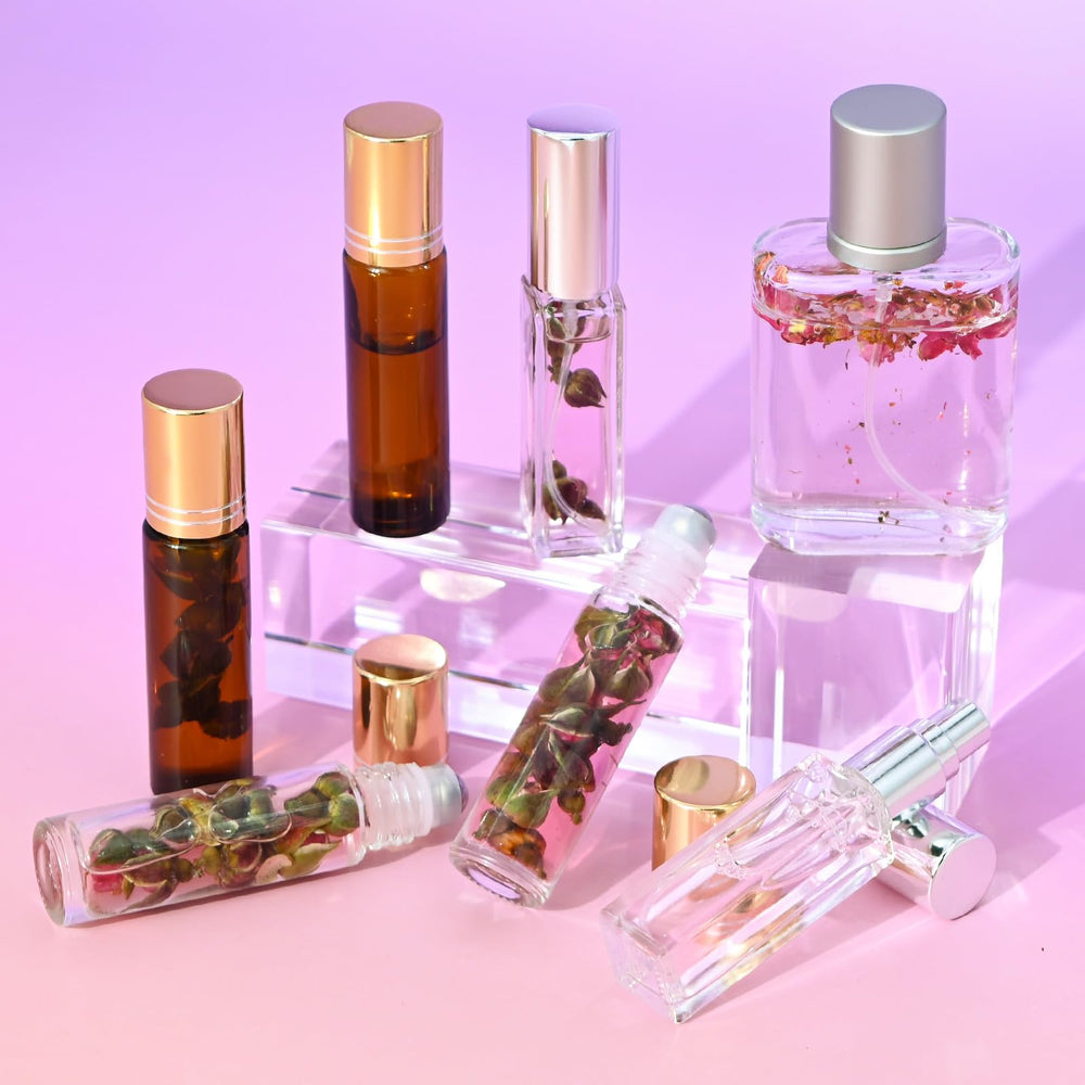 JUYRLE essential oils in the kit enable customizable aromatic blends