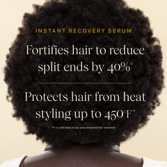 Hands applying JVN serum to mid‑lengths and ends for smoothing.