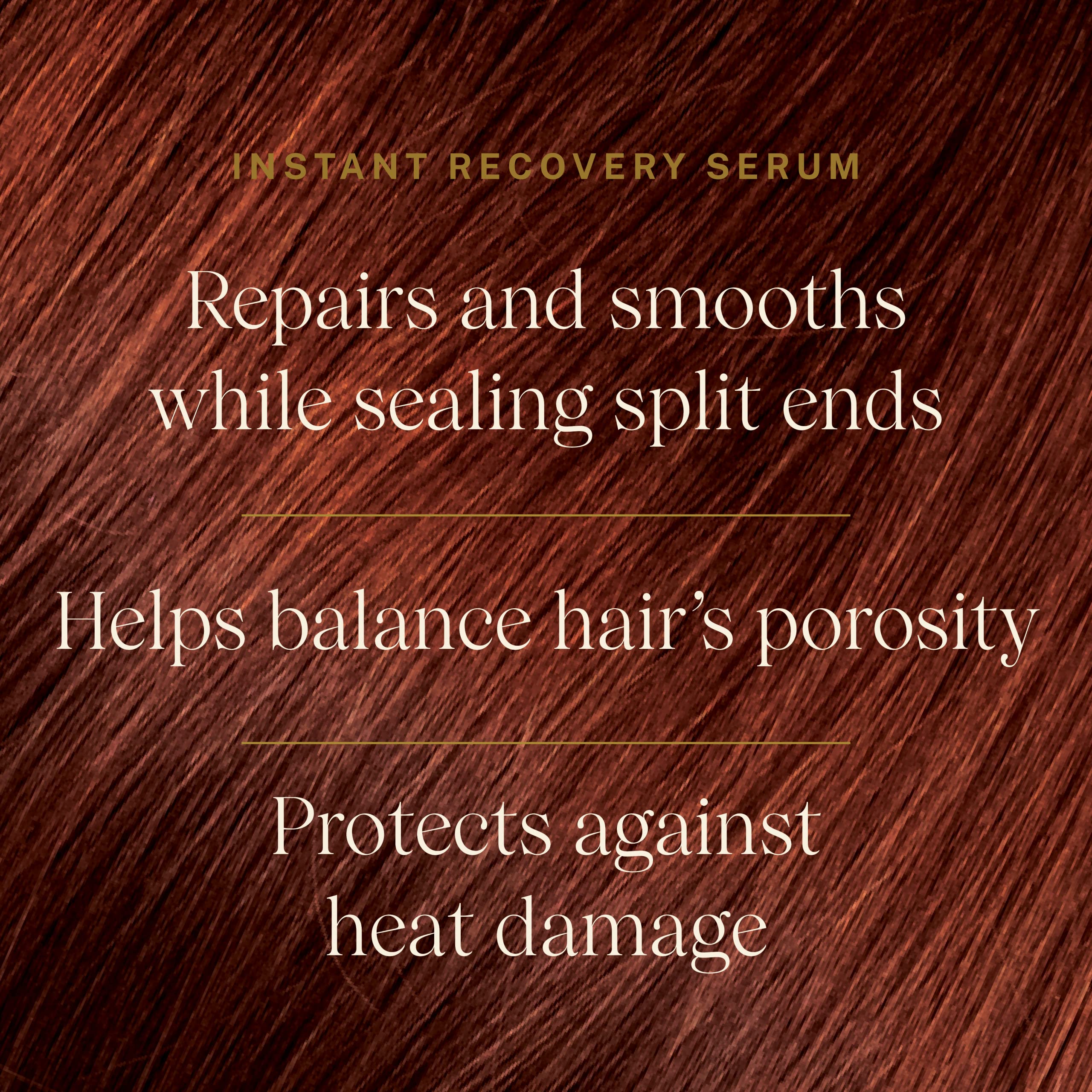 Hair after using JVN serum with visibly smoother, more manageable texture.