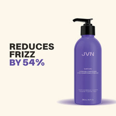 Close-up of creamy texture from JVN Nurture for smooth detangling