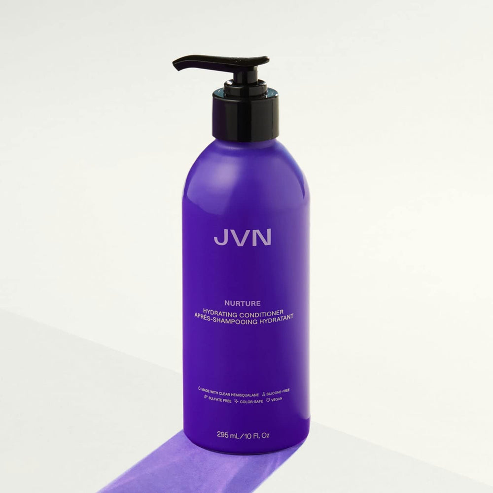 Finished hair after using JVN Nurture appears softer and more manageable