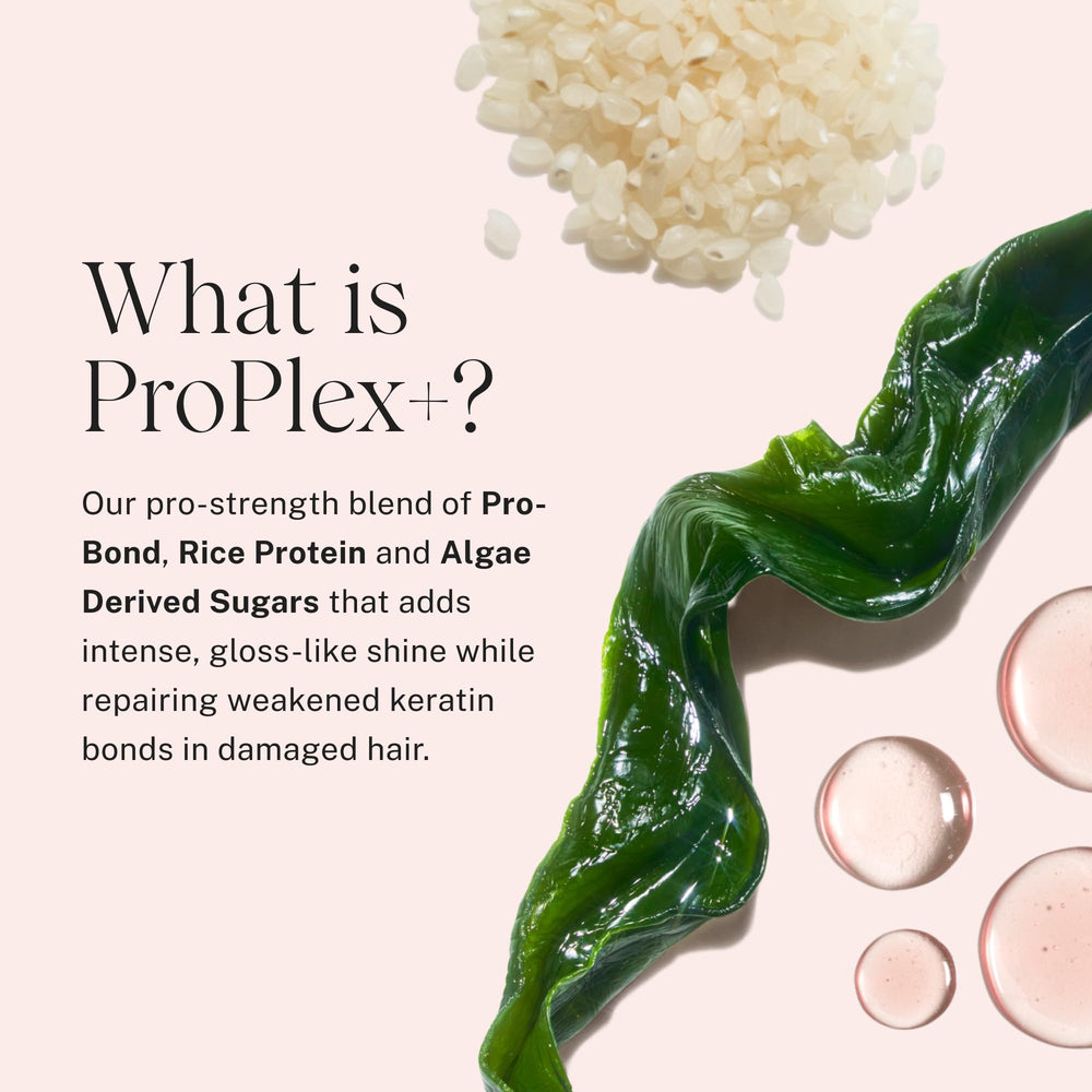 JVN Revive Bond Gloss proplex-ingredients highlights Pro-Plex+ care for bonds and texture.