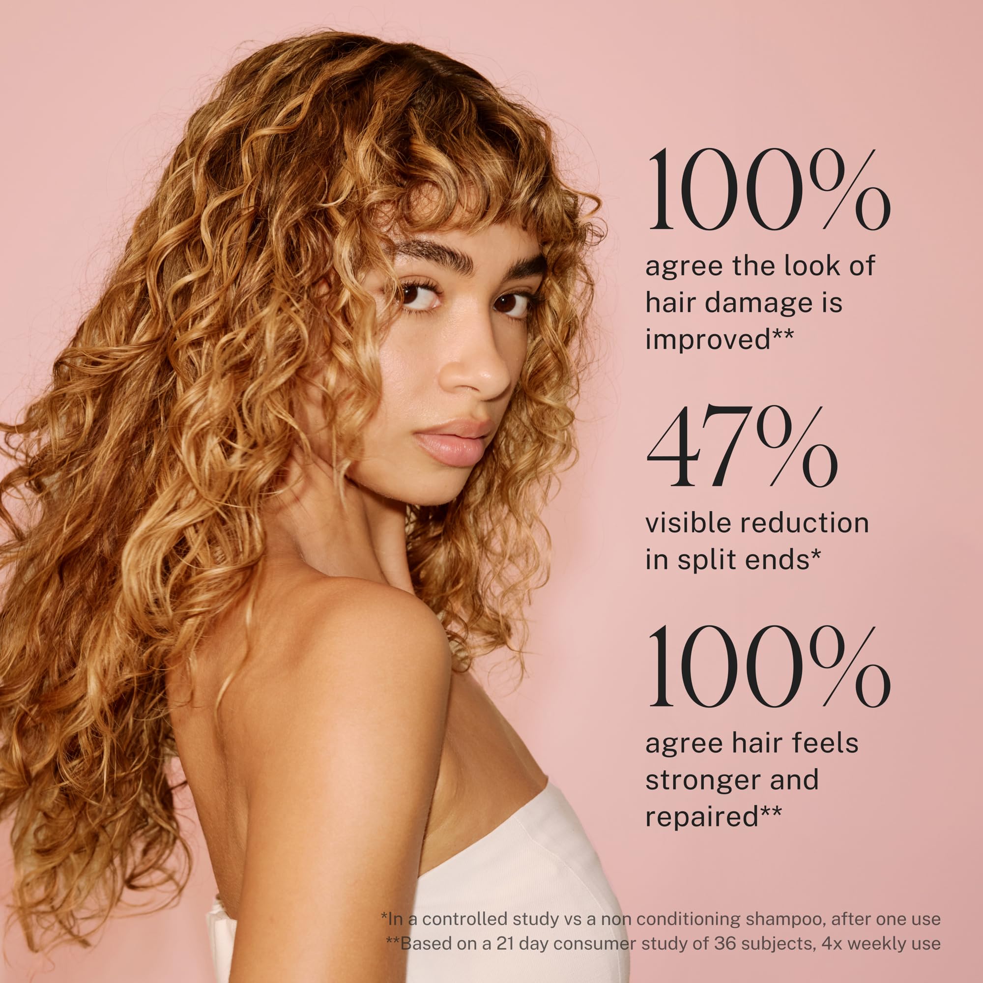 JVN Revive Repairing Conditioner on damaged hair showing repair potential