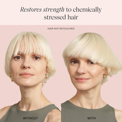 JVN Revive Repairing Conditioner ingredients ceramides quinoa graphic highlighting color retention and conditioning