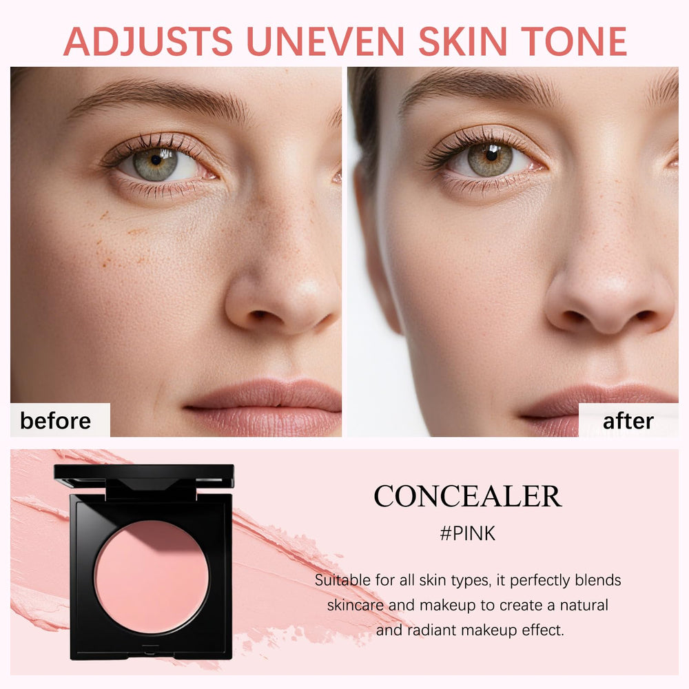 JVXZTO Under Eye Brightener packaging display highlights shade range and portability