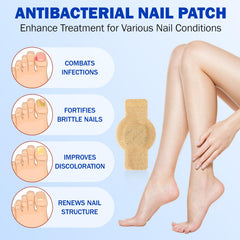JWBVCTCR nail patches self-adhesive close-up for mess-free overnight care