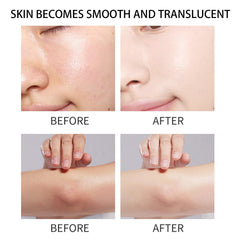 JXSVR Turmeric spray applied on arm to test texture and absorption.