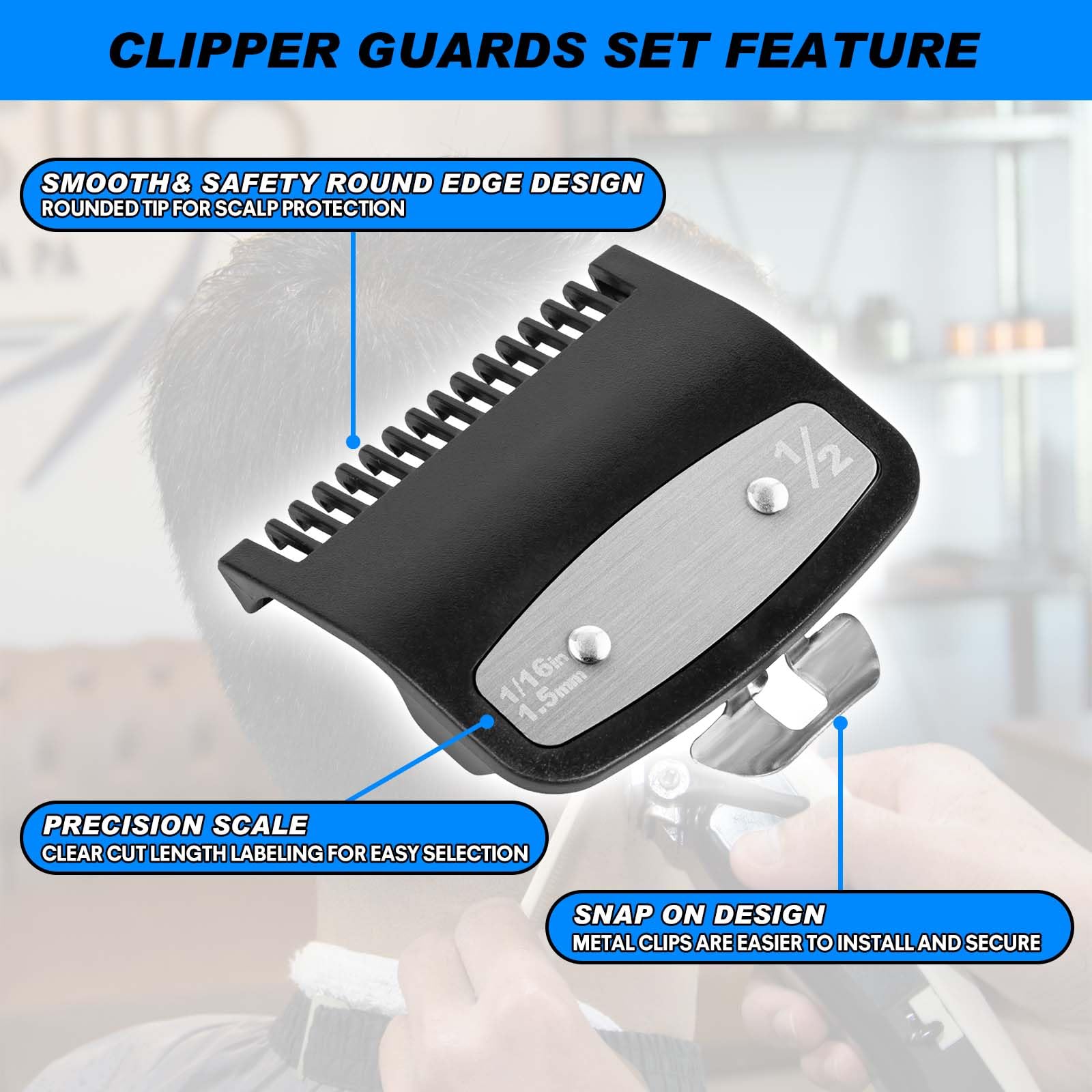 Compact JYMBER guard storage design for quick cleanup