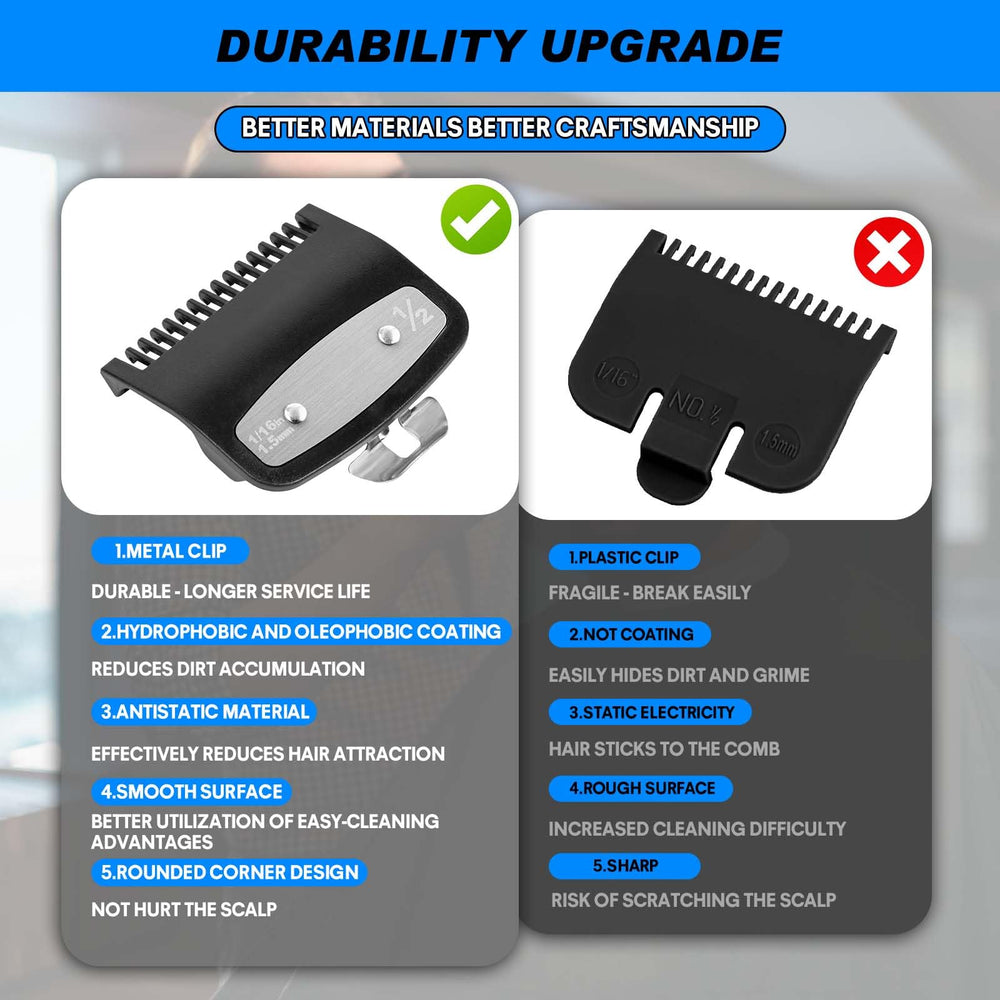 JYMBER guards compatible with most Wahl full-size clippers